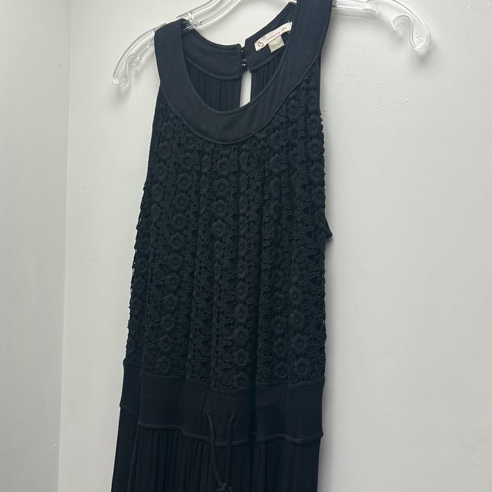 Black maxi dress